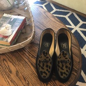 Belgian shoe animal print